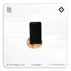 استند موبایل چوبی