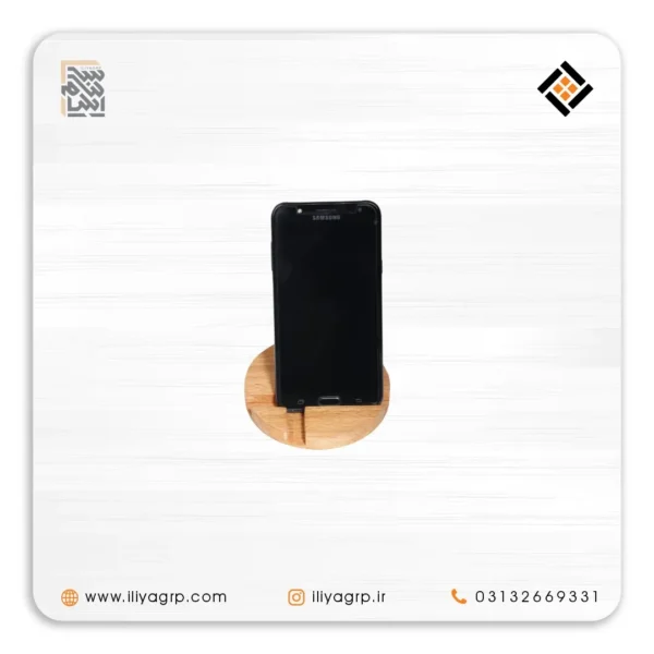 استند موبایل چوبی