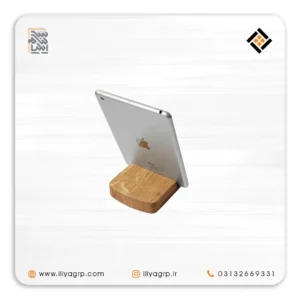 استند موبایل چوبی