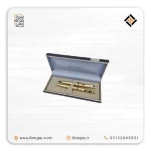 ست خودکار و روان‌نویس EURO PEN طلایی