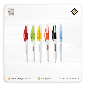 خودکار تبلیغاتی با گیره رنگی