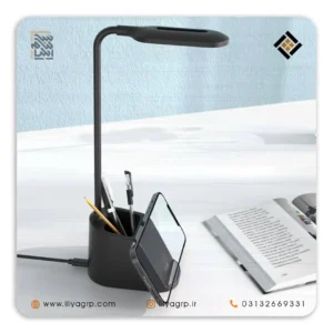 چراغ مطالعه و شارژر وا یرلس نیوآ  کد 1020