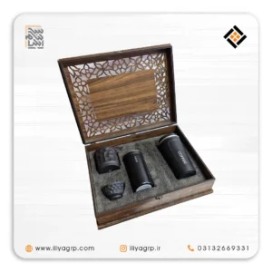 ست هدایای تراول ماگ انجوی و کافی به همراه ست دو تکه مسی کد 1192