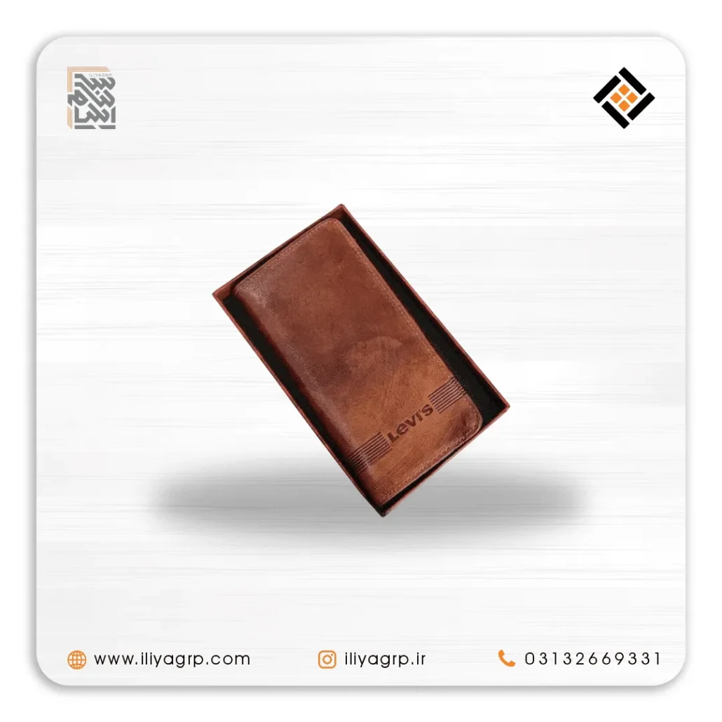 کیف پاسپورت تبلیغاتی چرمی