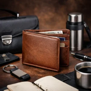 کیف پول تبلیغاتی چرمی